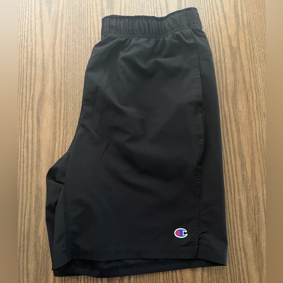 Champion Men’s Black Athletic Shorts size Large - Picture 1 of 7